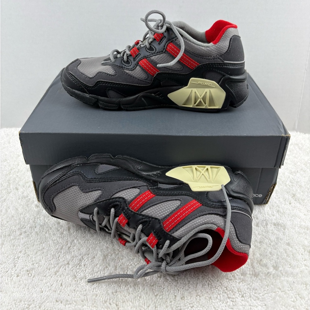 NWT and Box-New Balance 850 Sneakers in Black, Team Red and Gray Colorway